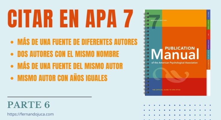 citar-varios-autores-apa7